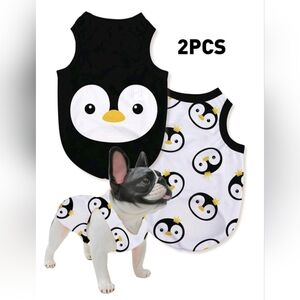 New 2 pack set of pet holiday shirts